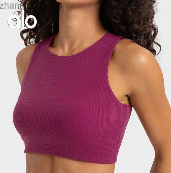 desginer yoga rib crew neck fitness bra high strength shockproof upper support women's pilates vest, White
desginer yoga rib crew neck fitness bra high strength shockproof upper support women's pilates vest, White