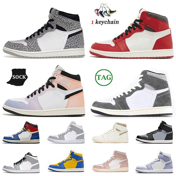 2023 jumpman 1 basketball shoes storm blue 1s mave washed pink high og lost and found reverse laney skyline white cement mens womens jorden1, White;red
2023 jumpman 1 basketball shoes storm blue 1s mave washed pink high og lost and found reverse laney skyline white cement mens womens jorden1, White;red