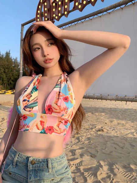 women's tanks camis 2023 roap mujer vintage floral crop women summer backless tunic vest lace up korean camis deep v--neck fashion tan, White
women's tanks camis 2023 roap mujer vintage floral crop women summer backless tunic vest lace up korean camis deep v--neck fashion tan, White