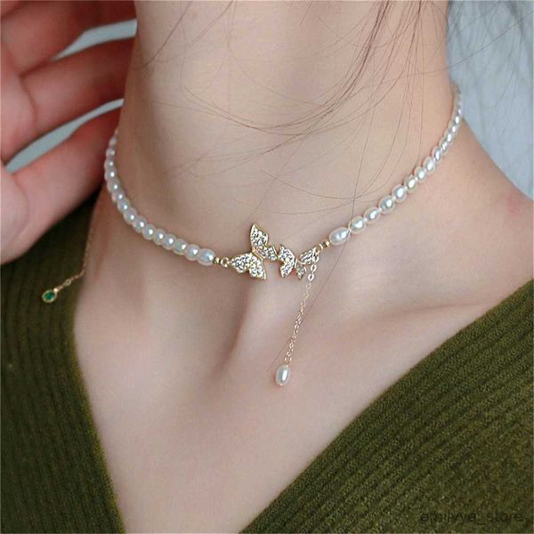 pendant necklaces summer double rhinestone butterfly necklace fashion white pearl choker necklace for women girls wedding party jewelry, Silver
pendant necklaces summer double rhinestone butterfly necklace fashion white pearl choker necklace for women girls wedding party jewelry, Silver