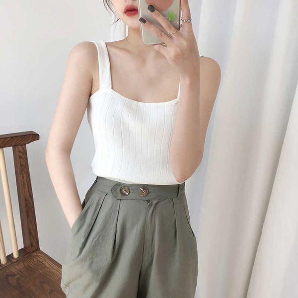women's tanks camis heliar women knitted with sleeve camis crop ribbed street solid for women crop 2022 summer aa230515, White
women's tanks camis heliar women knitted with sleeve camis crop ribbed street solid for women crop 2022 summer aa230515, White