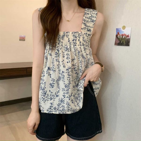 women's tanks camis sweet summer vest 2023 ropa mujer floral vintage crop women's clothing backless fashion korean camis folds loo, White
women's tanks camis sweet summer vest 2023 ropa mujer floral vintage crop women's clothing backless fashion korean camis folds loo, White