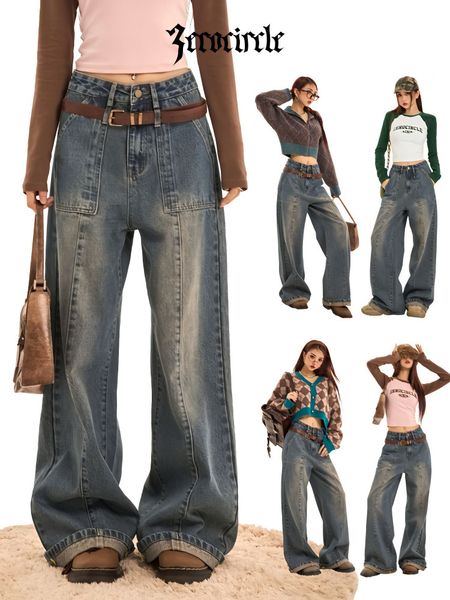 women's pants s houzhou jeans longgar tertekan retro amerika wanita y2k 90s celana denim pinggang tinggi streetwear panjang kaki lebar, Black;white
women's pants s houzhou jeans longgar tertekan retro amerika wanita y2k 90s celana denim pinggang tinggi streetwear panjang kaki lebar, Black;white