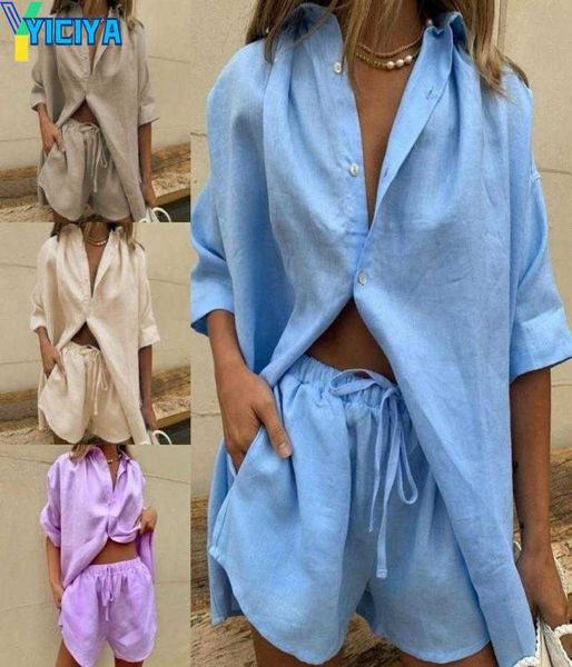 yiciya women tracksuits shorts sets oversized shirt high waist 2 piece set women singlebreasted blouses short sleeve lapel summer, Gray
yiciya women tracksuits shorts sets oversized shirt high waist 2 piece set women singlebreasted blouses short sleeve lapel summer, Gray