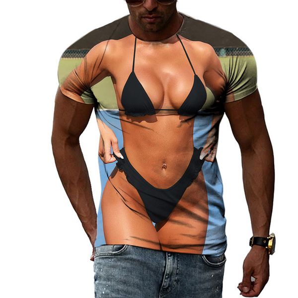 latest 3d designer t-shirt men's men's t-shirt women's fashion men's round neck breathable cotton short letter 3d printi, White;black
latest 3d designer t-shirt men's men's t-shirt women's fashion men's round neck breathable cotton short letter 3d printi, White;black