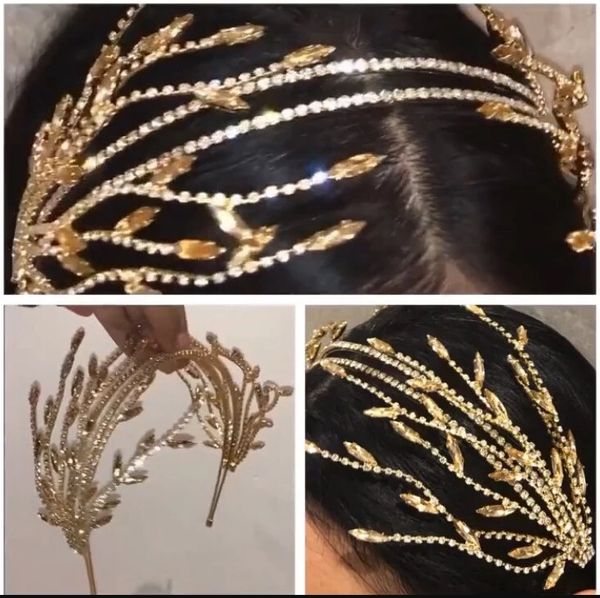 fg-0025-a xianmei handmade diamond headband headwear new bride crystal hairband fashion design wedding dress accessories, Silver
fg-0025-a xianmei handmade diamond headband headwear new bride crystal hairband fashion design wedding dress accessories, Silver