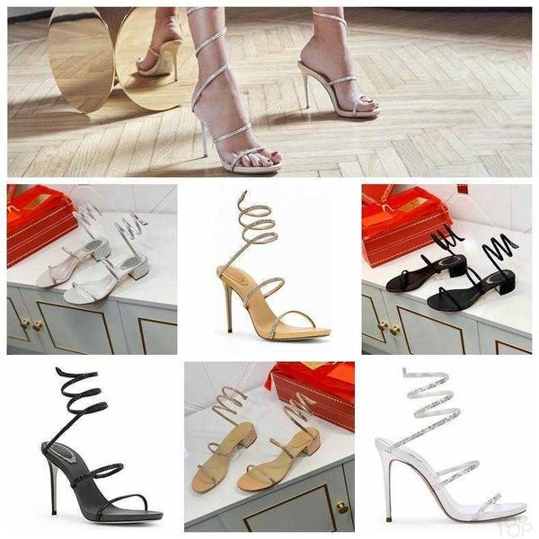 2023 4cm 8cm 10cm sandals high heels cleo crystal embellished satin margot jewel snakelike twining rhinestone rene caovilla women summer thi, Black
2023 4cm 8cm 10cm sandals high heels cleo crystal embellished satin margot jewel snakelike twining rhinestone rene caovilla women summer thi, Black