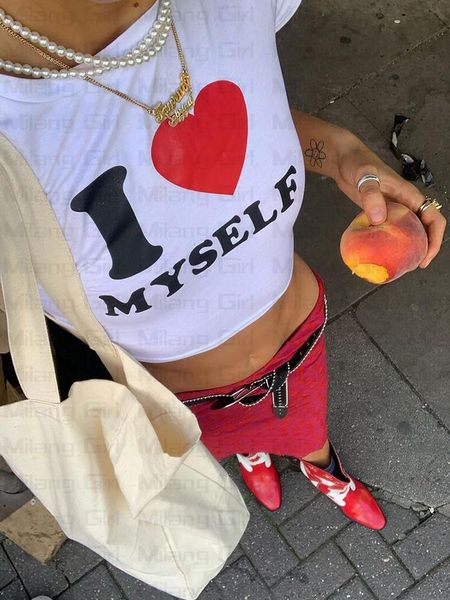 t-shirt y2k letter i love myself print tshirt short sleeve skinny crop women kawaii weet streetwear crewneck slim baby tee, White
t-shirt y2k letter i love myself print tshirt short sleeve skinny crop women kawaii weet streetwear crewneck slim baby tee, White