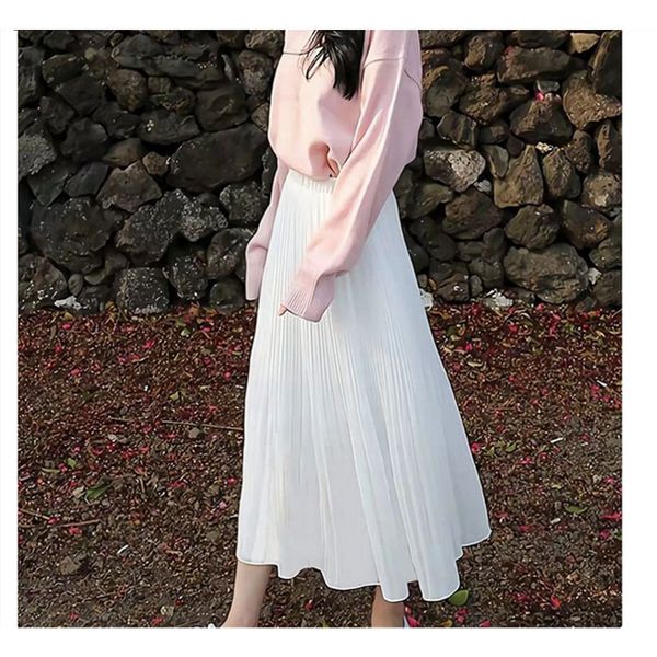 skirts the womens skirts words a to show thin white chiffon tall waist long pleated joker in female 230516, Black
skirts the womens skirts words a to show thin white chiffon tall waist long pleated joker in female 230516, Black
