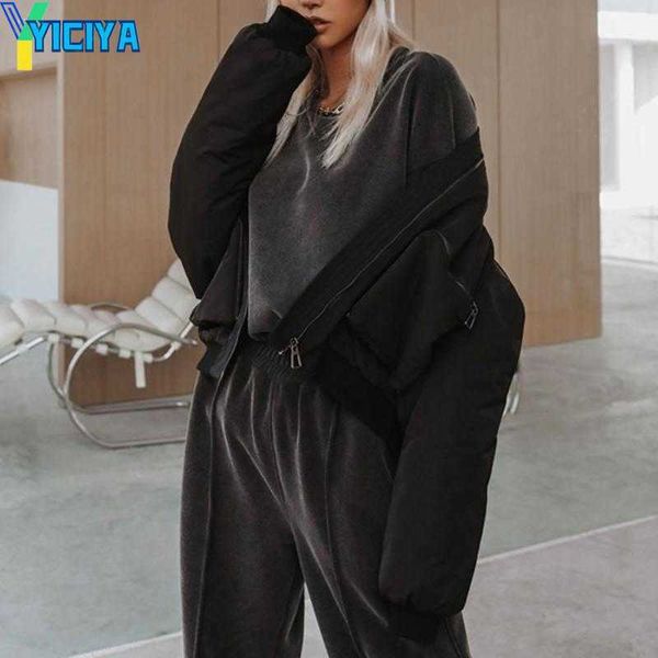 yiciya women's two piece pants women outfit elastic waist autumn winter ankle tied loose fit warm sweatshirt set female clothing, White
yiciya women's two piece pants women outfit elastic waist autumn winter ankle tied loose fit warm sweatshirt set female clothing, White