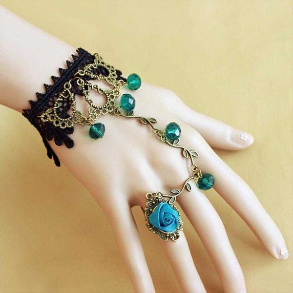 fumei blue elf crystal bracelet black lace band ring female accessories wholesale, Golden;silver
fumei blue elf crystal bracelet black lace band ring female accessories wholesale, Golden;silver