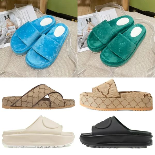 Designer Women Platform Sandals Womens slide White Black Red Blue Slippers With Box, Mint green
Designer Women Platform Sandals Womens slide White Black Red Blue Slippers With Box, Mint green