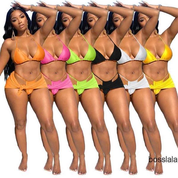 bikini designer swimwear summer swimsuit 3 piece set sling backless suits beachwear clothes swimming pool and seaside 6 colors, White;black
bikini designer swimwear summer swimsuit 3 piece set sling backless suits beachwear clothes swimming pool and seaside 6 colors, White;black