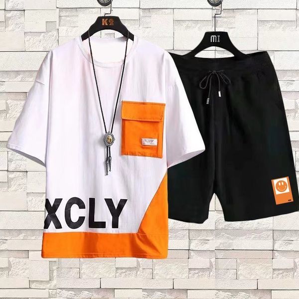 men's tracksuits t shirt pria set pendek musim panas kasual lengan atasan celana elan olahraga lari streetwear tshirts pakaian 230515, Gray
men's tracksuits t shirt pria set pendek musim panas kasual lengan atasan celana elan olahraga lari streetwear tshirts pakaian 230515, Gray