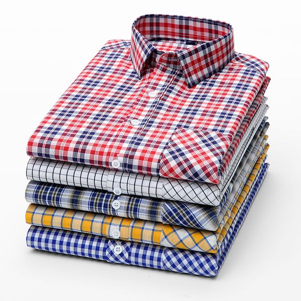 men's casual shirts 100% cotton men oxford cotton longsleeve shirt casual slim buttons plaid shirt mens business work shirts dress shir, White;black
men's casual shirts 100% cotton men oxford cotton longsleeve shirt casual slim buttons plaid shirt mens business work shirts dress shir, White;black