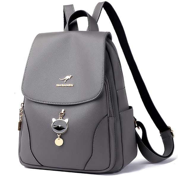 backpack leather backpack women luxury vintage school bags for teenage girls pure color casual mochilas femininas sac a dos femme 230516
backpack leather backpack women luxury vintage school bags for teenage girls pure color casual mochilas femininas sac a dos femme 230516