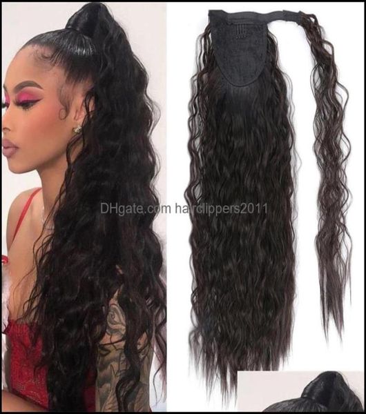 ponytails hair extensions products 22 inches deep wave synthetic clip in ponytail wrap around simation human bundles aosi22p drop 2822063, Black
ponytails hair extensions products 22 inches deep wave synthetic clip in ponytail wrap around simation human bundles aosi22p drop 2822063, Black
