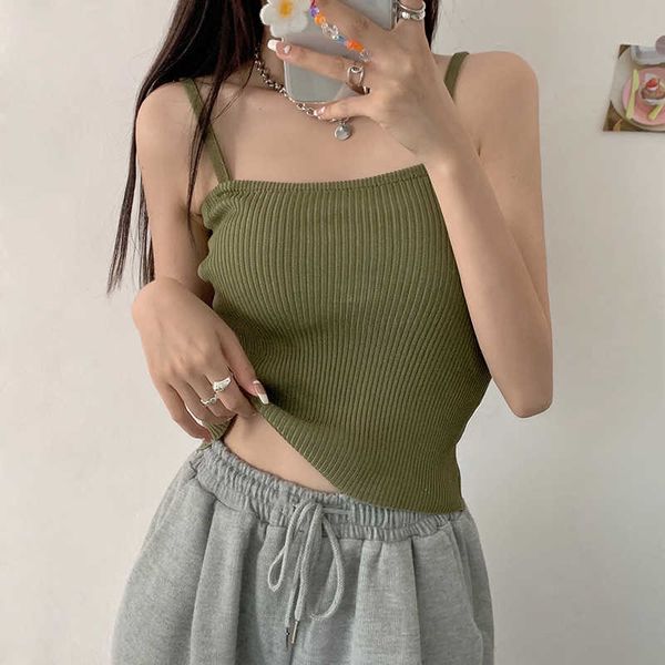 women's tanks camis heliar women summer knitted crop tank solid sleeveless spaghetti camis high street casual aa230515, White
women's tanks camis heliar women summer knitted crop tank solid sleeveless spaghetti camis high street casual aa230515, White