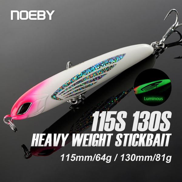 baits lures noeby stickbait heavy sinking pencil 115mm 64g 130mm 81g fishing lure artificial hard baits for sea bass tuna fishing lures 2305
baits lures noeby stickbait heavy sinking pencil 115mm 64g 130mm 81g fishing lure artificial hard baits for sea bass tuna fishing lures 2305