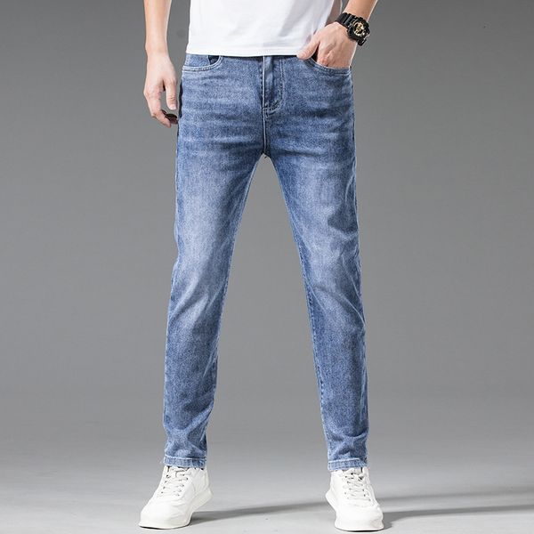 men's jeans men's spring and summer jeans fashion casual cotton blue high waist man jeans pants 230516
men's jeans men's spring and summer jeans fashion casual cotton blue high waist man jeans pants 230516