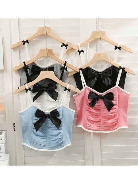 women's tanks camis heliar women candy bowknot strap ribbed summer camis female slim knit crop women tube 2022 summer aa230515, White
women's tanks camis heliar women candy bowknot strap ribbed summer camis female slim knit crop women tube 2022 summer aa230515, White