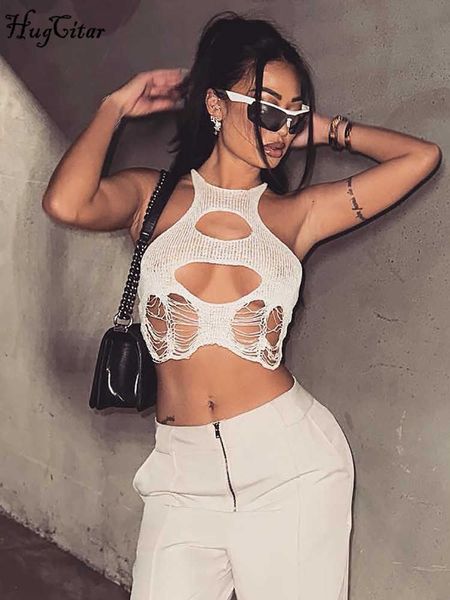 rukas knitted solid hollow out hole see through crop tank 2023 summer women fashion streetwear club grunge clothes, White
rukas knitted solid hollow out hole see through crop tank 2023 summer women fashion streetwear club grunge clothes, White