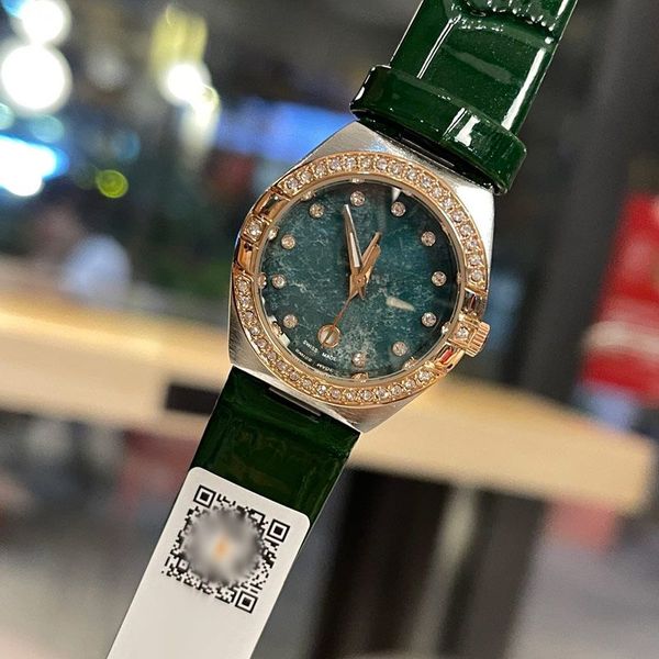 luxury women watch brand designer diamond lady watches 29mm genuine leather strap wristwatches for womens valentine's day christmas bir