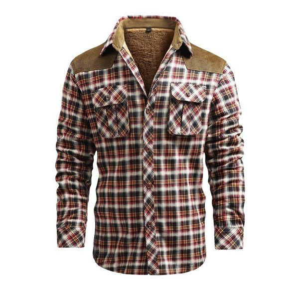 men's casual shirts men winter casual shirts jackets fleece warm plaid shirts coats men cotton fit business outerwear shirts jackets 4, White;black
men's casual shirts men winter casual shirts jackets fleece warm plaid shirts coats men cotton fit business outerwear shirts jackets 4, White;black