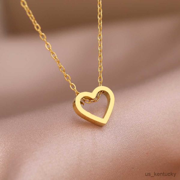 pendant necklaces stainless steel sweet heart pendant exquisite chain choker for women jewelry wedding party gift r230718, Silver
pendant necklaces stainless steel sweet heart pendant exquisite chain choker for women jewelry wedding party gift r230718, Silver