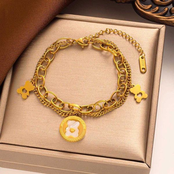 bear love titanium steel bracelet wrist ring ins high end simple all match double layer hand accessory wholesale, Golden;silver
bear love titanium steel bracelet wrist ring ins high end simple all match double layer hand accessory wholesale, Golden;silver
