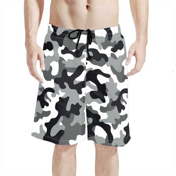 men's clothing spring/summer sports shorts camo pattern beach pants small mesh loose fashion, White;black
men's clothing spring/summer sports shorts camo pattern beach pants small mesh loose fashion, White;black