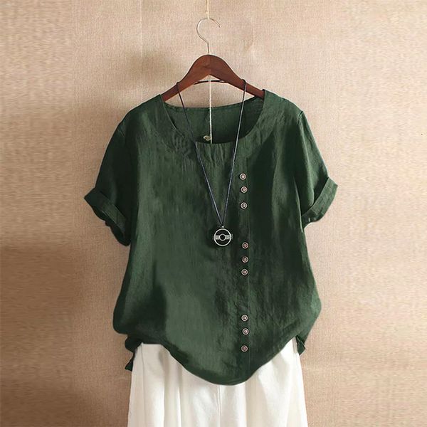 women's blouses shirts gothic woman clothing summer office lady big size tunic cotton linen baggy casual short sleeve print shirt 23051, White
women's blouses shirts gothic woman clothing summer office lady big size tunic cotton linen baggy casual short sleeve print shirt 23051, White