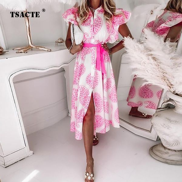 casual dresses fashion ruffle short sleeve v-neck button print midi skirt summer bandage women dress spring ladies elegant dresses 230512, Black;gray
casual dresses fashion ruffle short sleeve v-neck button print midi skirt summer bandage women dress spring ladies elegant dresses 230512, Black;gray