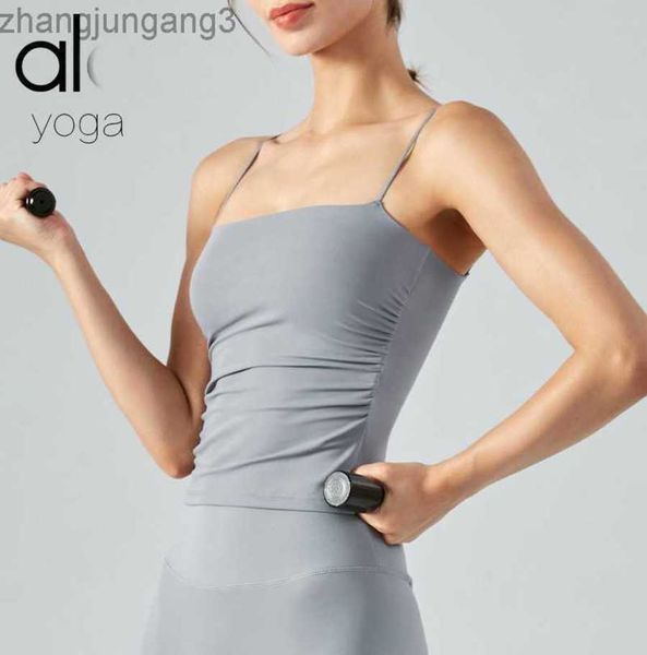 desginer yoga al sports underwear suit women's back strap with bra vest running fitness thin shoulder strap bra, White
desginer yoga al sports underwear suit women's back strap with bra vest running fitness thin shoulder strap bra, White