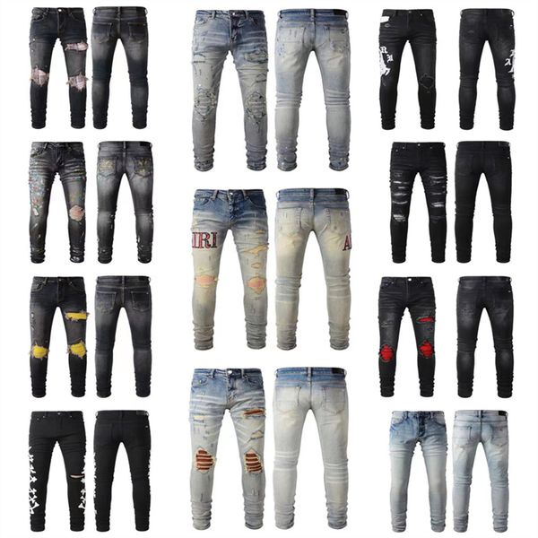 2023 designers men's jeans ripped skinny jeans mens jeanspants slim motorcycle causal denim pants 28-40, Blue
2023 designers men's jeans ripped skinny jeans mens jeanspants slim motorcycle causal denim pants 28-40, Blue