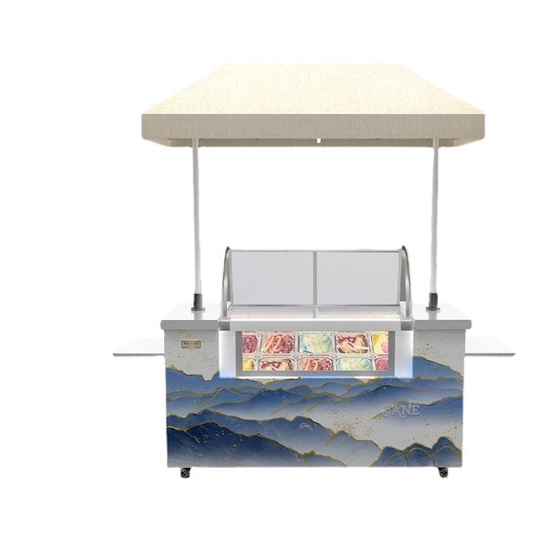 custom ice cream push cart gelato display er mobile food cart with refrigerator showcase cold drink vending kiosk
custom ice cream push cart gelato display er mobile food cart with refrigerator showcase cold drink vending kiosk