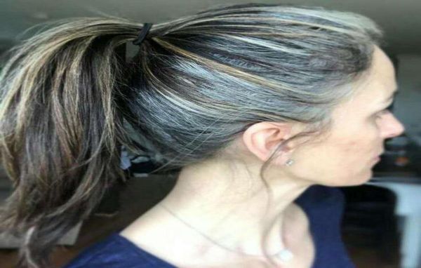 gergeous natural highlights pony tail salt and pepper silver grey ponytail hair extension grey human hair ponytail drawstring wrap2266293, Black
gergeous natural highlights pony tail salt and pepper silver grey ponytail hair extension grey human hair ponytail drawstring wrap2266293, Black
