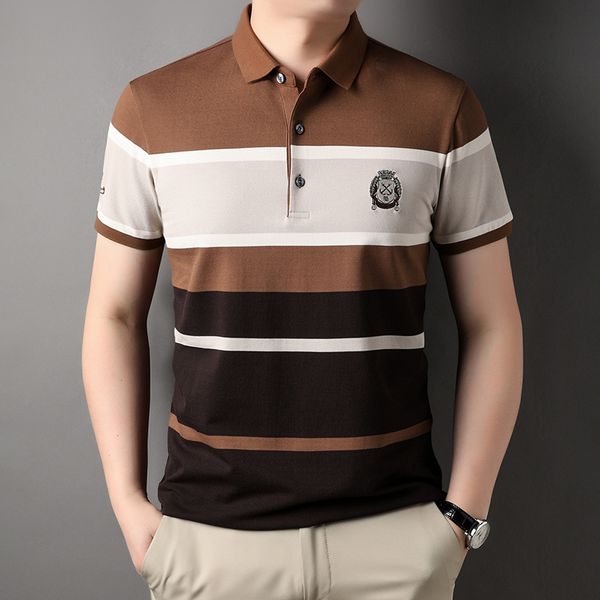men's polos mlshp kaus polo pria golf katun bordir lengan pendek musim panas mewah kasual bergaris kualitas tinggi 3xl 230515, White;black
men's polos mlshp kaus polo pria golf katun bordir lengan pendek musim panas mewah kasual bergaris kualitas tinggi 3xl 230515, White;black