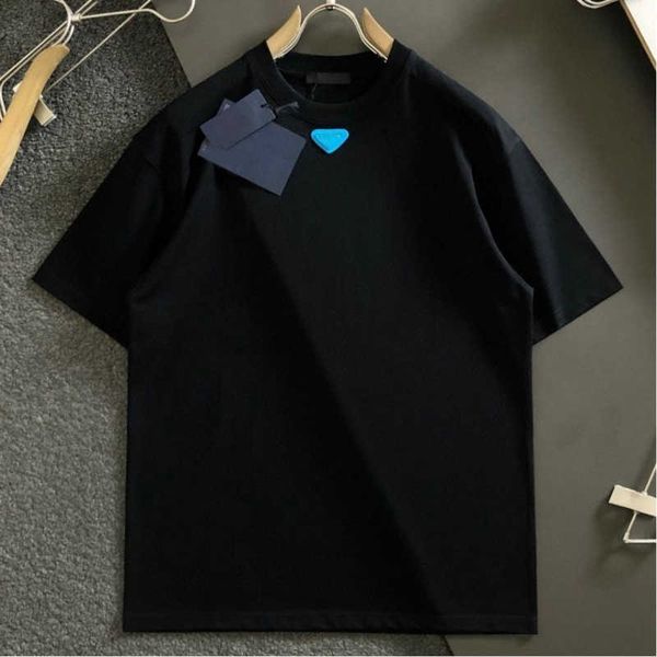high version brand designer tshirt mens womens sweatshirt pure cotton round neck pullover tee casual triangle luxury tshirt, White;black
high version brand designer tshirt mens womens sweatshirt pure cotton round neck pullover tee casual triangle luxury tshirt, White;black