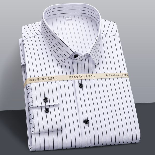 men's casual shirts stretch men's dress shirt fashion long sleeve thin youth slim fit social office solid striped non-iron soft pl, White;black
men's casual shirts stretch men's dress shirt fashion long sleeve thin youth slim fit social office solid striped non-iron soft pl, White;black
