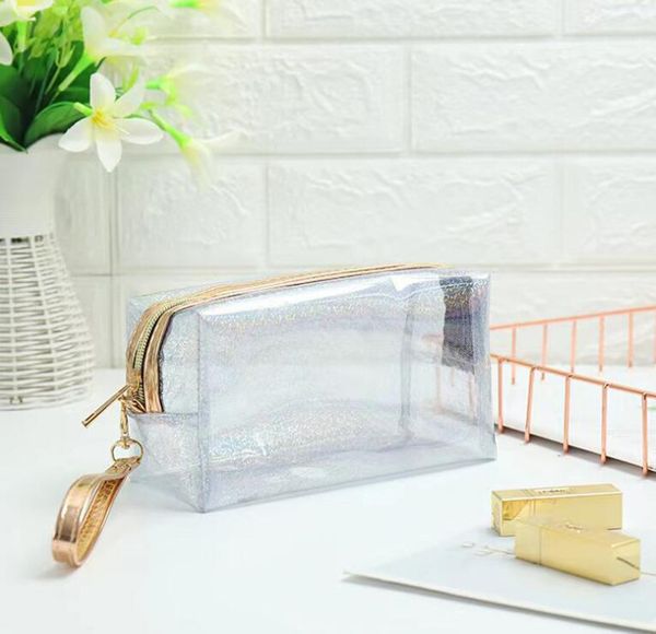 10pcs cosmetic bags brief pvc transparent waterproof protable solid wash bag with wrist
10pcs cosmetic bags brief pvc transparent waterproof protable solid wash bag with wrist