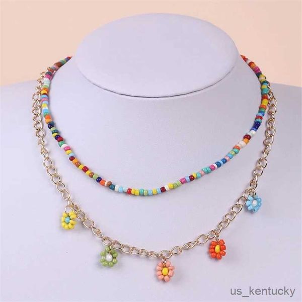 pendant necklaces hand-woven rice beads flower beach style beaded ladies collar perlas r230718, Silver
pendant necklaces hand-woven rice beads flower beach style beaded ladies collar perlas r230718, Silver