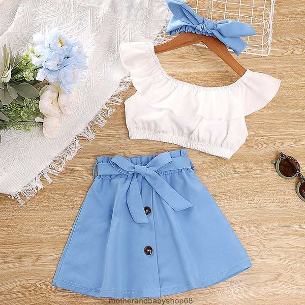 foreign trade european and american style cross border girls' one line neck short sleeve half skirt set children's summer clothing, White
foreign trade european and american style cross border girls' one line neck short sleeve half skirt set children's summer clothing, White
