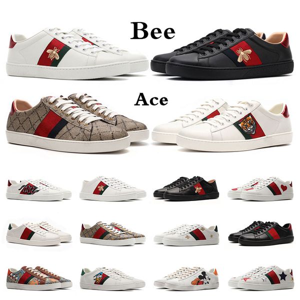 men women casual shoes fashions ace bee embroidered canvas genuine leather sneakers bees outdoor mens sports trainers size 35-45, Black
men women casual shoes fashions ace bee embroidered canvas genuine leather sneakers bees outdoor mens sports trainers size 35-45, Black