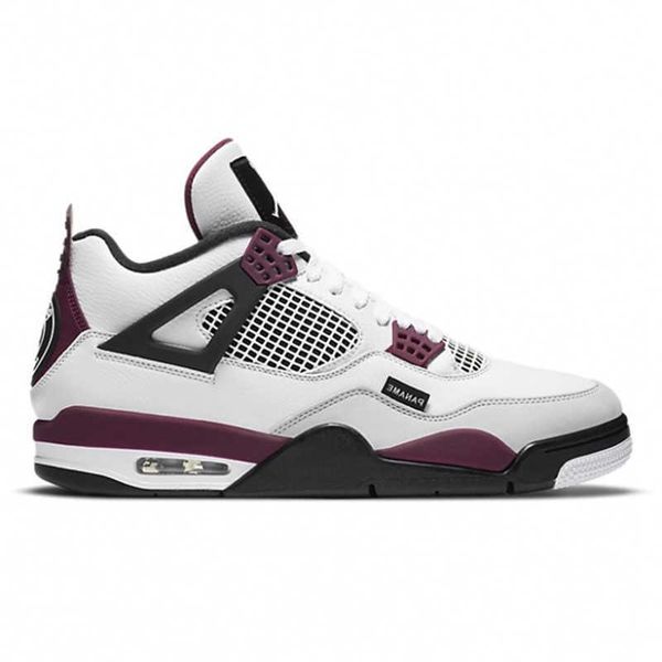 with box designer mens jumpman 4 bordeaux designer basketball shoes original quality womens 4s iv white bordeauxneutral grey sports sneakers, Black
with box designer mens jumpman 4 bordeaux designer basketball shoes original quality womens 4s iv white bordeauxneutral grey sports sneakers, Black