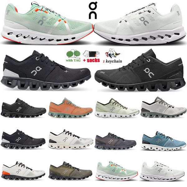 cloudsurfer running shoes designer on cloud x 3 road training fitness sneakers for mens womens shock absorbing lightweight runner jogger tra, Black
cloudsurfer running shoes designer on cloud x 3 road training fitness sneakers for mens womens shock absorbing lightweight runner jogger tra, Black