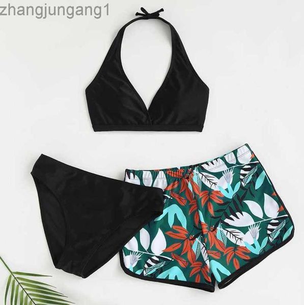 designer bikini bikini split swimsuit women's solid swimsuit three piece set neck hanging three point bikini, White;black
designer bikini bikini split swimsuit women's solid swimsuit three piece set neck hanging three point bikini, White;black