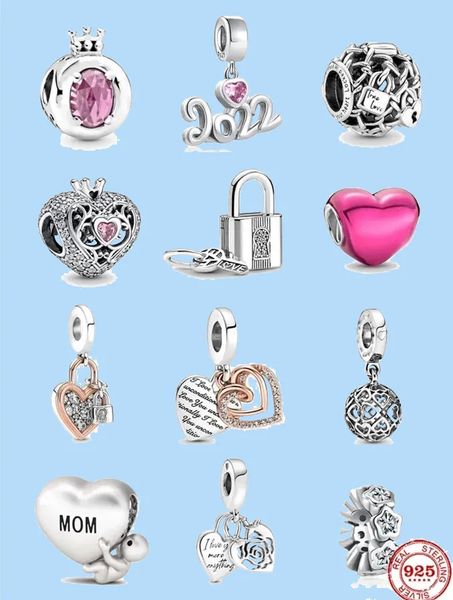 925 charm beads accessories fit pandora charms jewelry jewelry gift wholesale padlock and key dangle charm pink love 088477, Black 
925 charm beads accessories fit pandora charms jewelry jewelry gift wholesale padlock and key dangle charm pink love 088477, Black