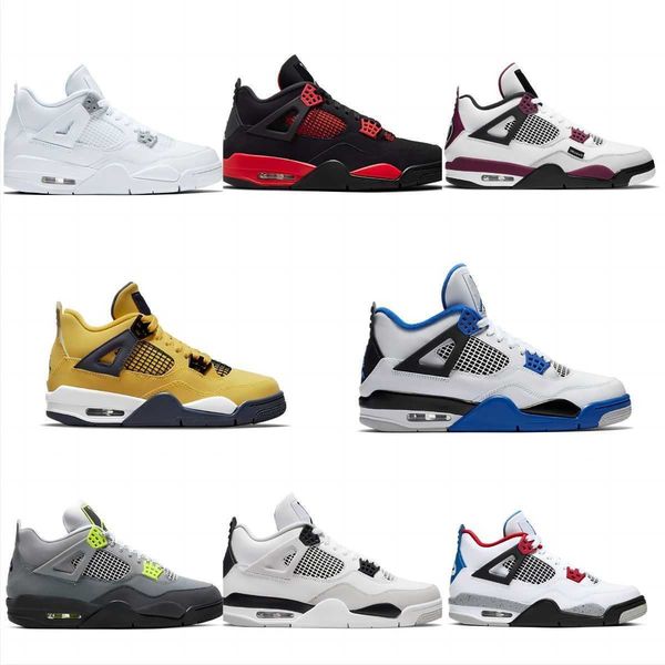 with box designer mens basketball shoes 4 jumpman 4s slippers military black canvas tech oreo violet ore university blue red sail midnight n
with box designer mens basketball shoes 4 jumpman 4s slippers military black canvas tech oreo violet ore university blue red sail midnight n