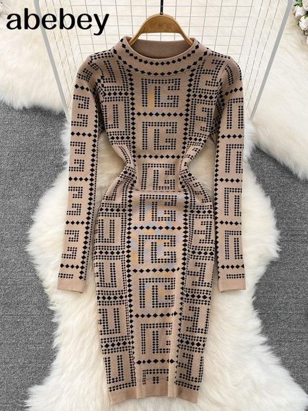 dresses retro printed knitted sheath dress women french o neck design long sleeve elestic winter midi long sweater dress, Black;gray
dresses retro printed knitted sheath dress women french o neck design long sleeve elestic winter midi long sweater dress, Black;gray